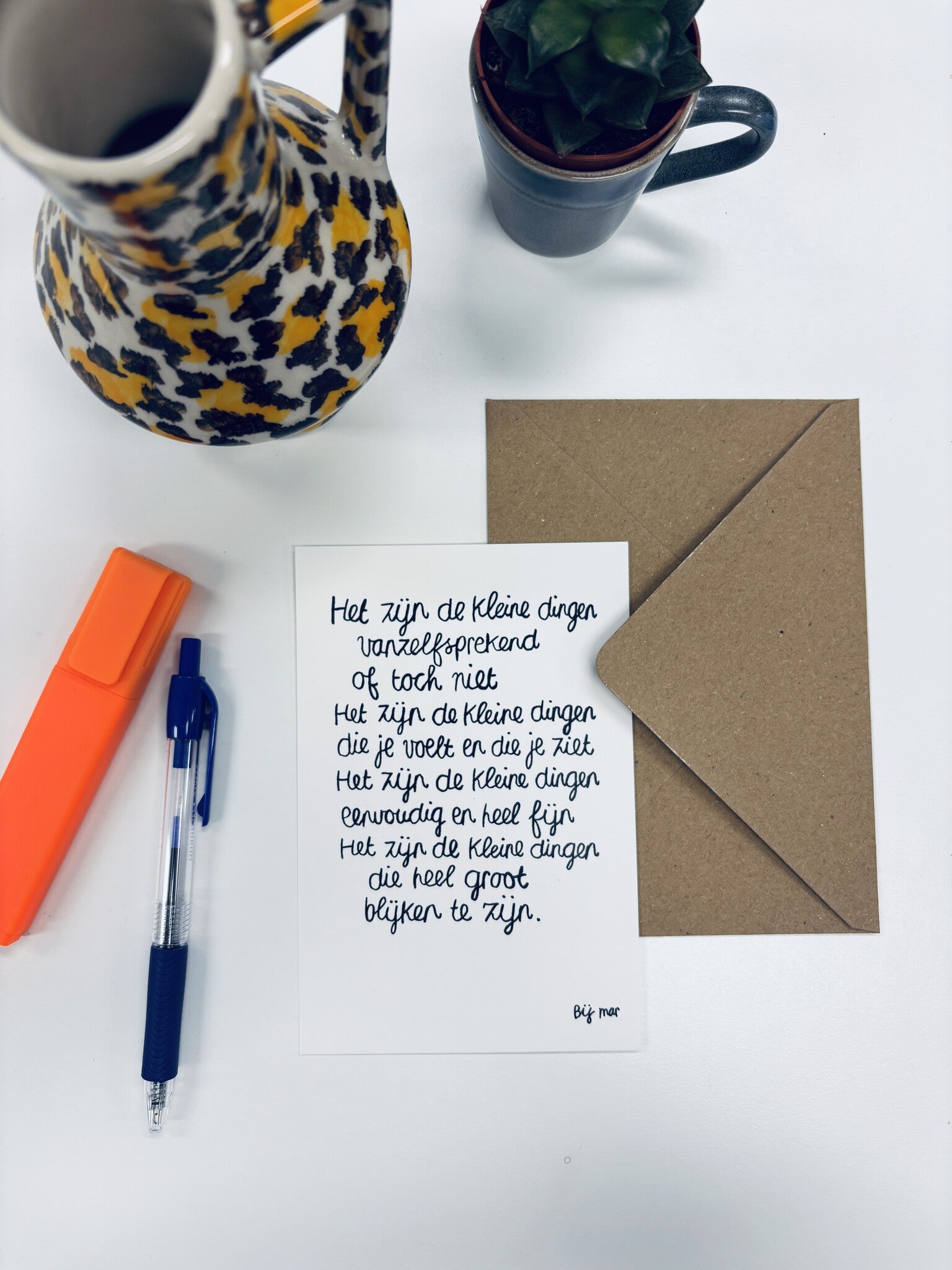 Kaart - Het zijn de kleine dingen