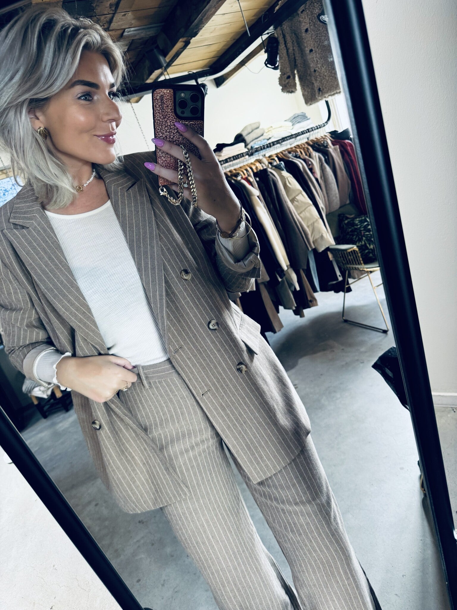 MMMalie Enya Blazer - Rain Drum