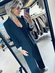 MMLeya Miley Pant - Salute Navy, Long