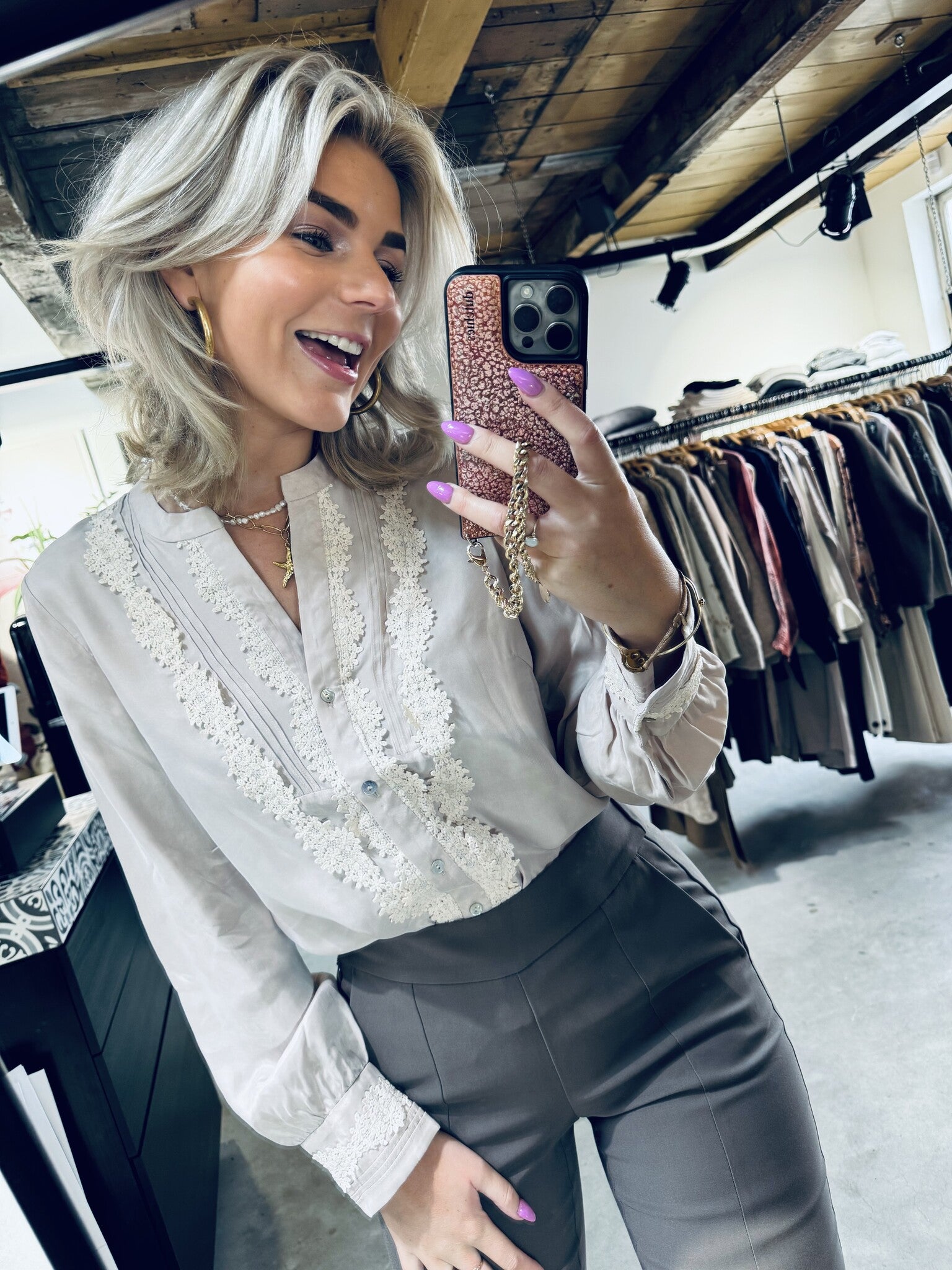 Carmen, shirt - 1205 ChateaGray