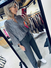 Saluza trousers 13103 - Iron Gate