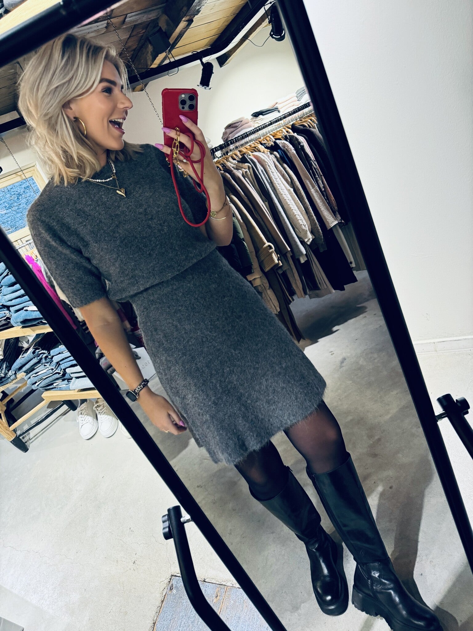 Sajeanne skirt 15425 - Iron Gate