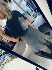 Sajeanne skirt 15425 - Iron Gate