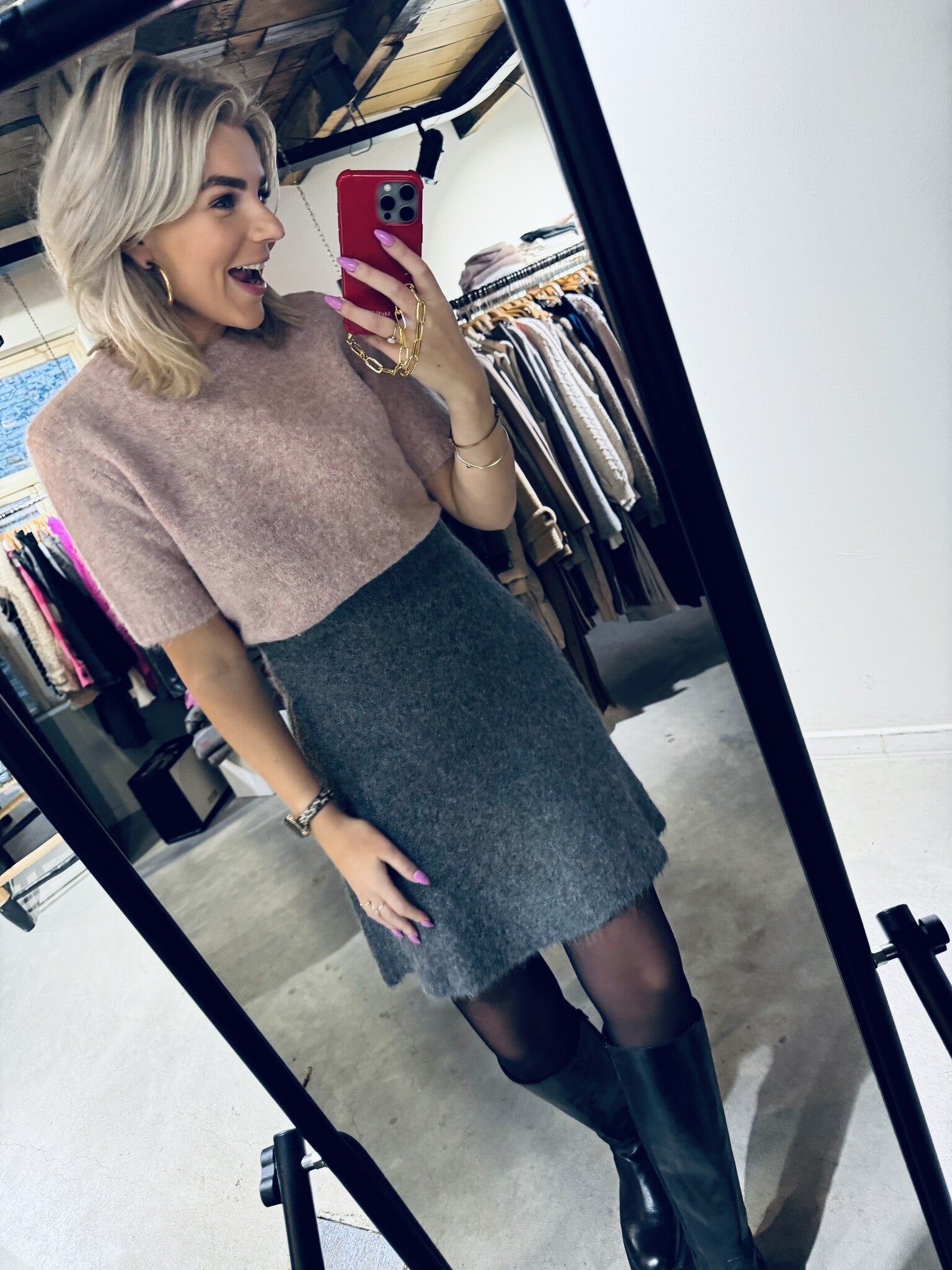 Sajeanne skirt 15425 - Iron Gate