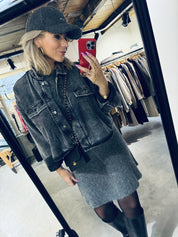 Sajeanne skirt 15425 - Iron Gate