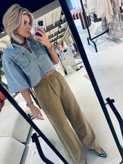 Lyra Pants - Olive gray