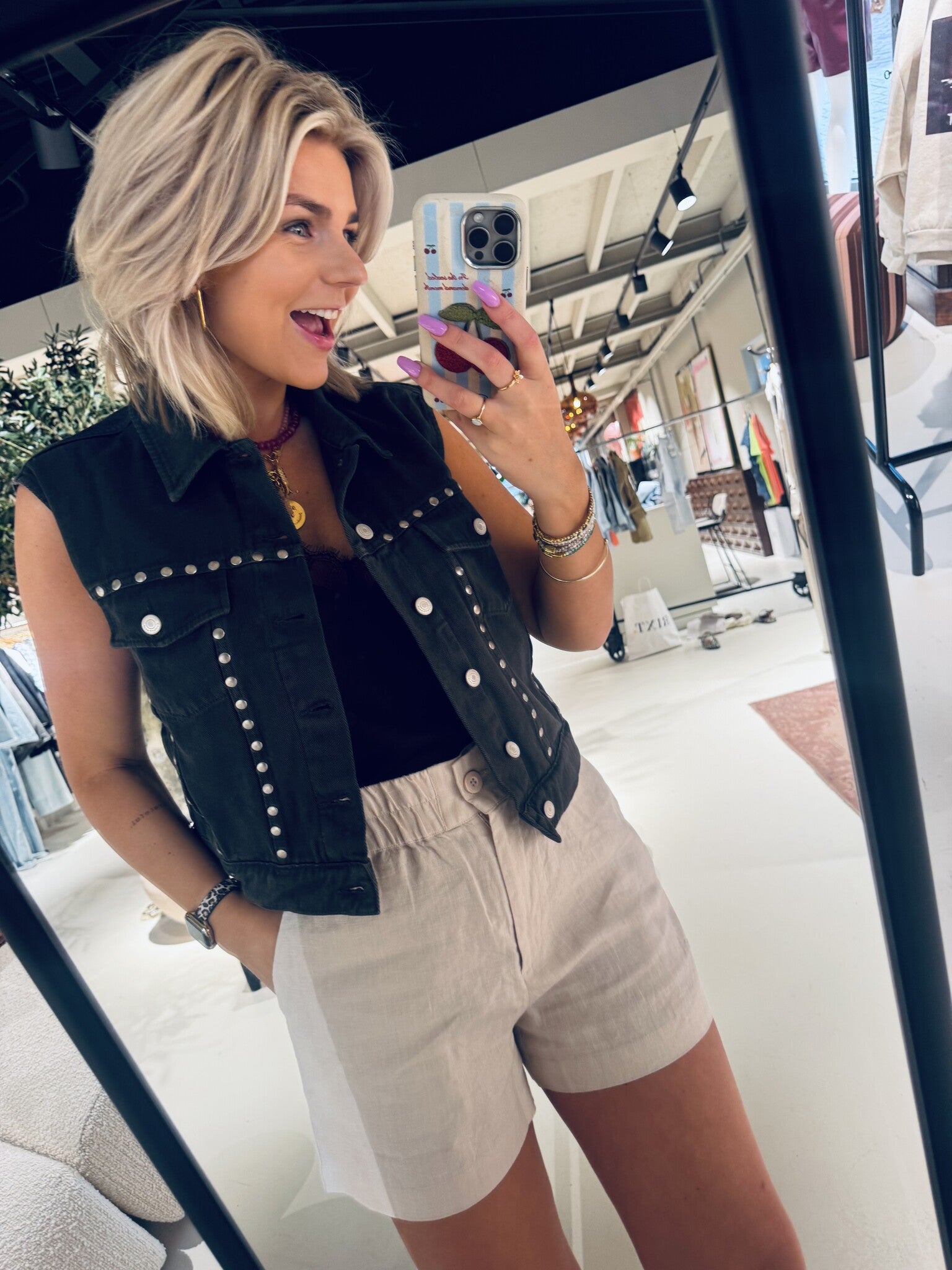 Lucy Gilet - Washed Nero