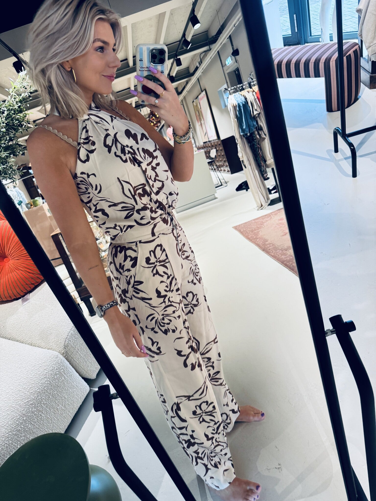 Blooming Trousers - White Alyssum