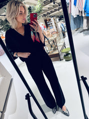 Benji viscose pants - Jet black