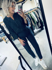 Mare, high waist regular leg 6701 - 94978 Midtnight