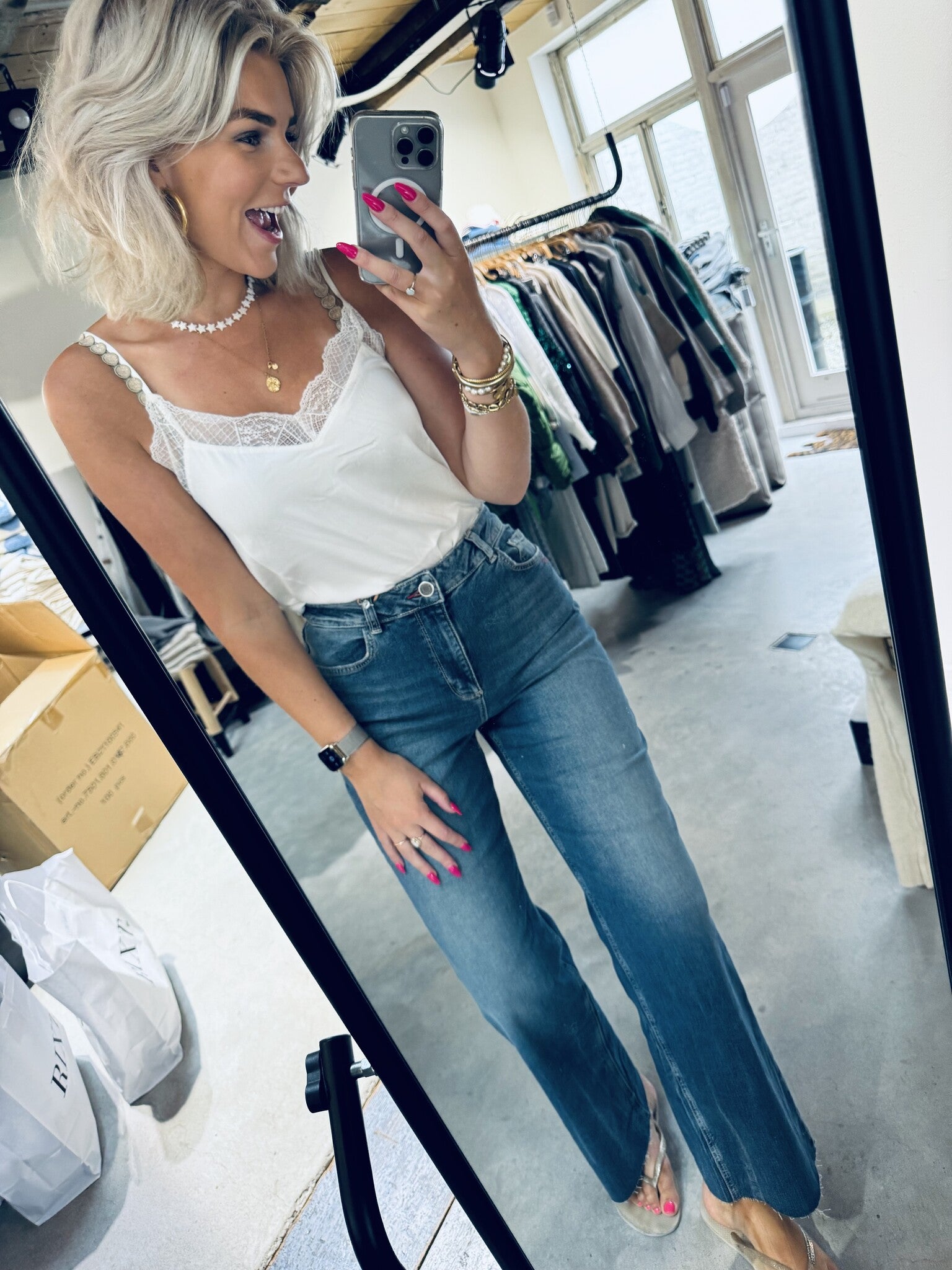 MMRelee Kessel Jeans Long - Blue