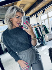 Izzy pullover - Dark grey melee