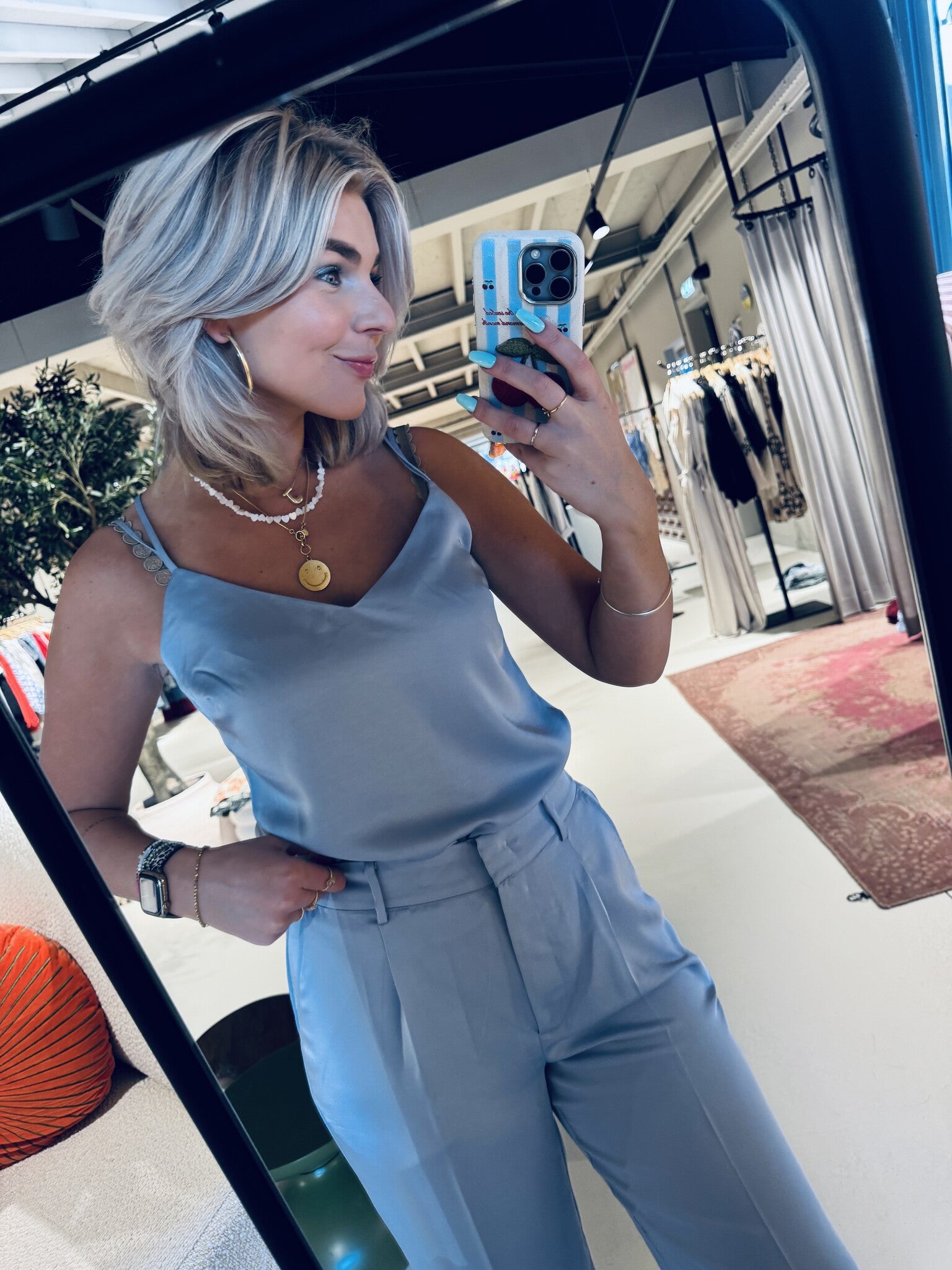 Mandell camisole top - Cloud Blue