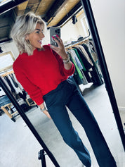 Mees twill pant - Midnight navy