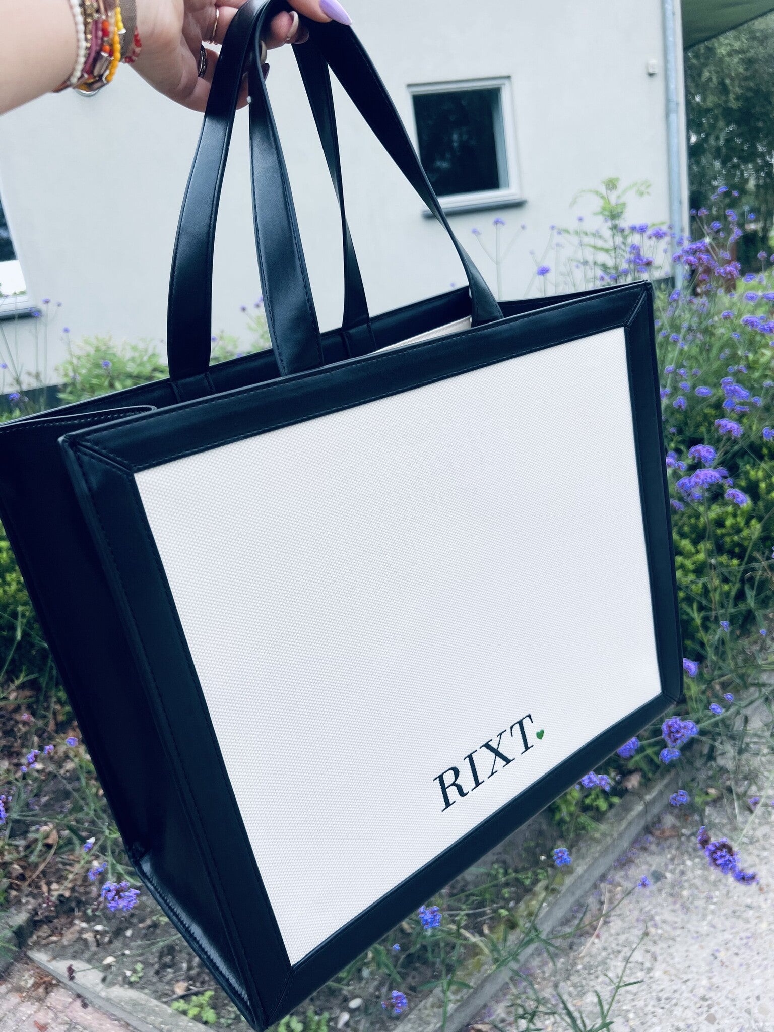 Luxury Canvas/Vegan Leather Bag - RIXT