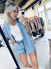 June denim short - Denim