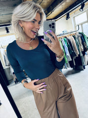 AZY02AH24 T-Shirt ML - Petrole