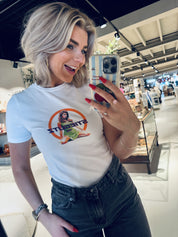 Aimee Shortsleeve Top - White