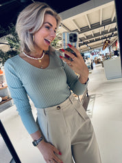 63.213 Sweater - Soft Jade 6383