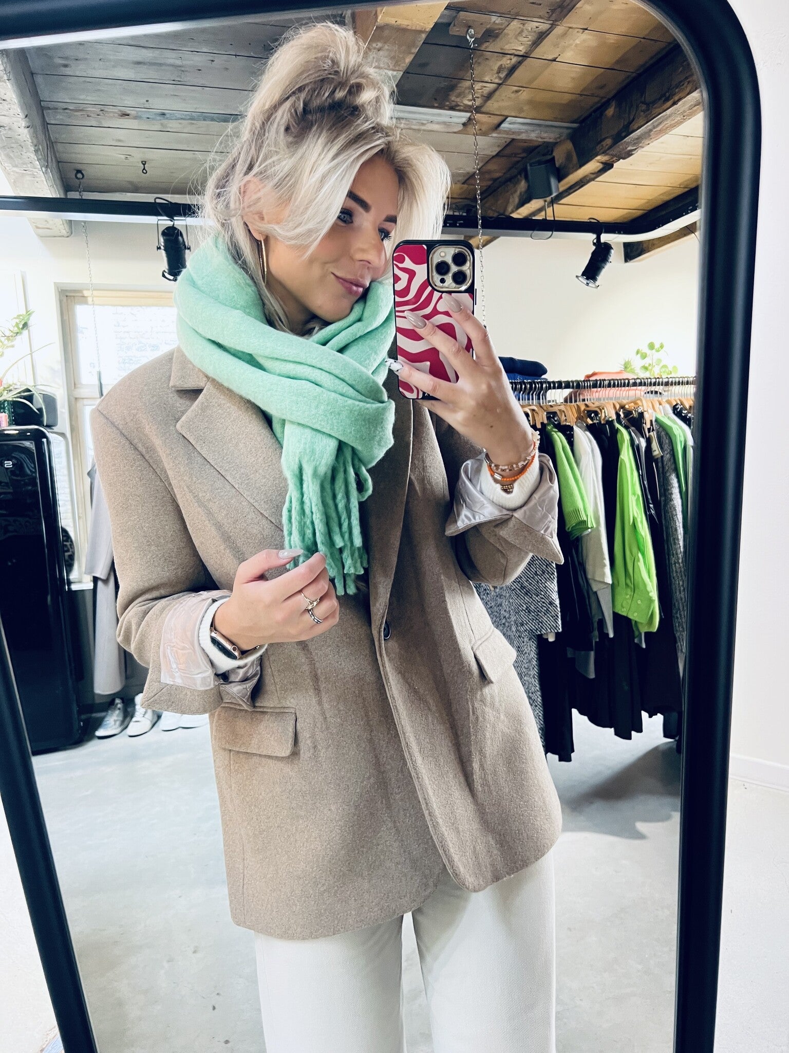 ZI20AH23 Scarf - Concombre