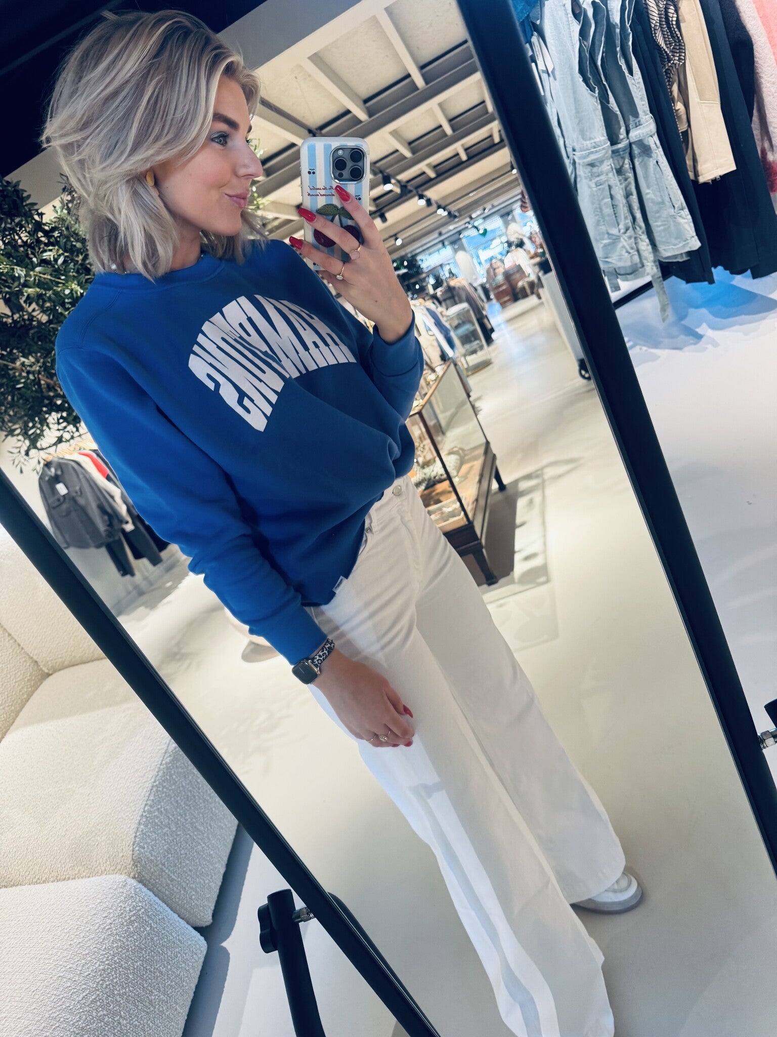 Palmer Wide Leg DNM - Bright White