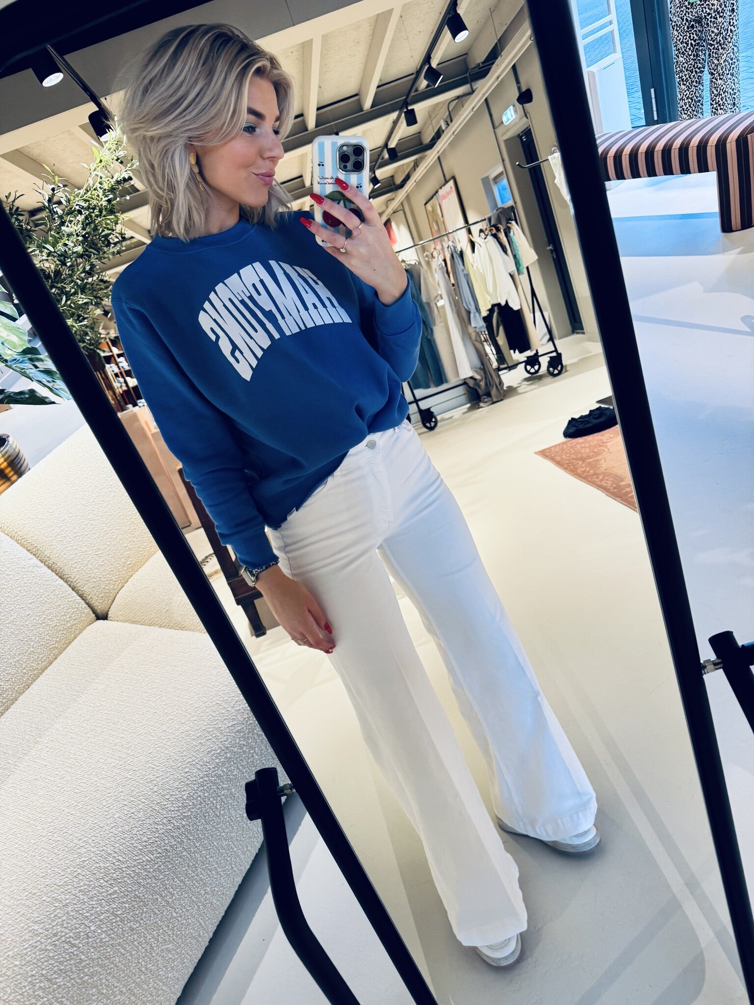 Palmer Wide Leg DNM - Bright White