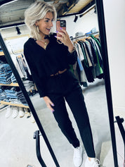 D6Mimou constructed pants - Raven