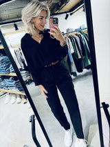 D6Mimou constructed pants - Raven