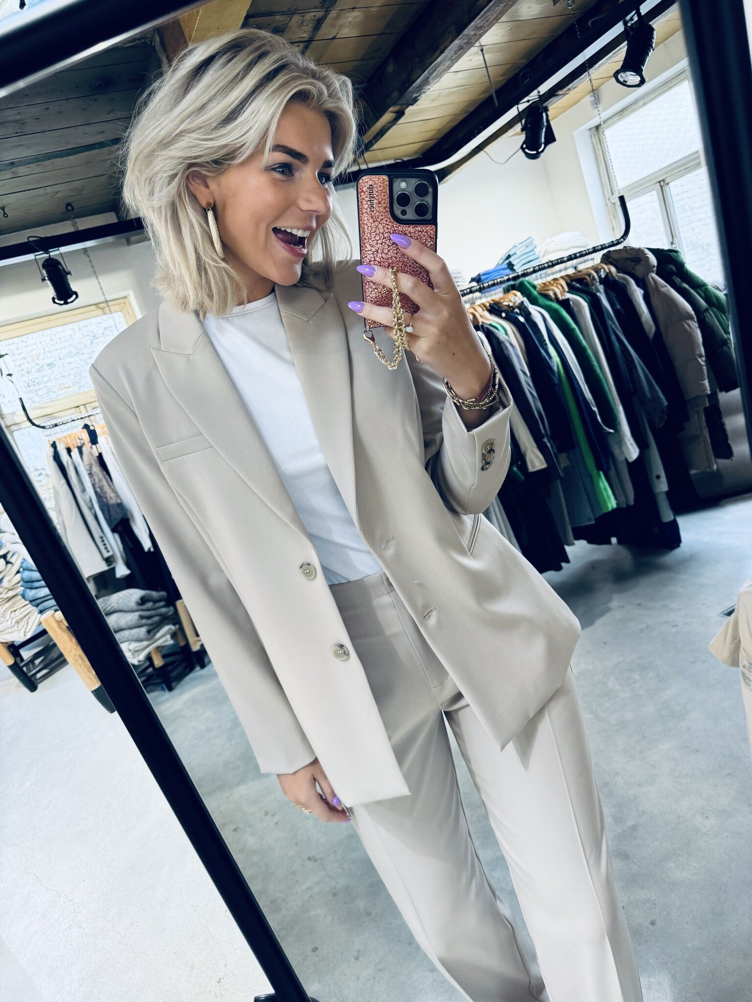 Beadu blazer - Vanilla Chai