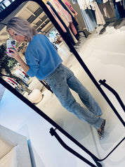 Harmless straight leg jeans - Aqua Blue