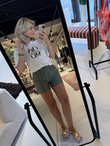 Quentyn relaxed fit shorts - Deep Ivy Green
