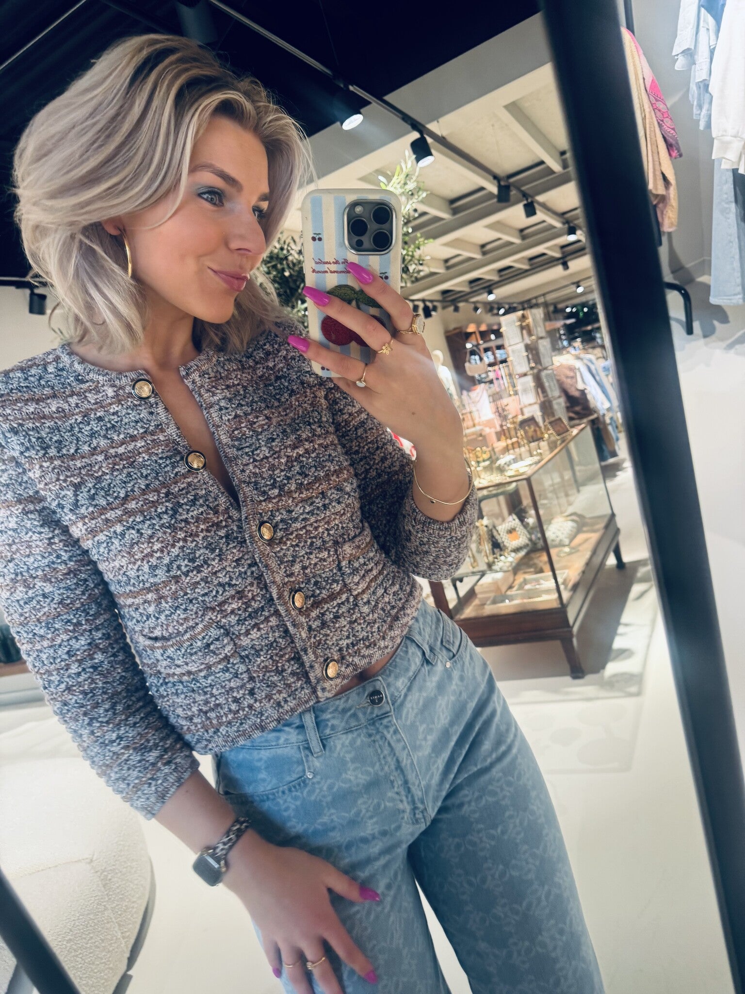 1E25GUSP Cardigan - Beige