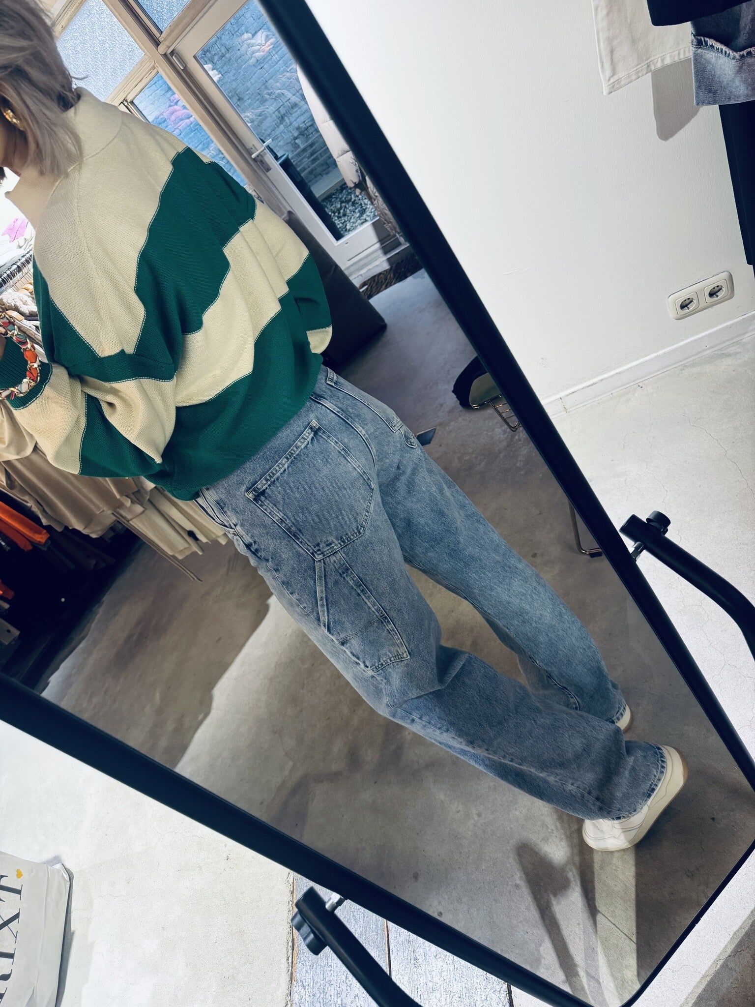 Harmless straight leg jeans - Aqua Blue