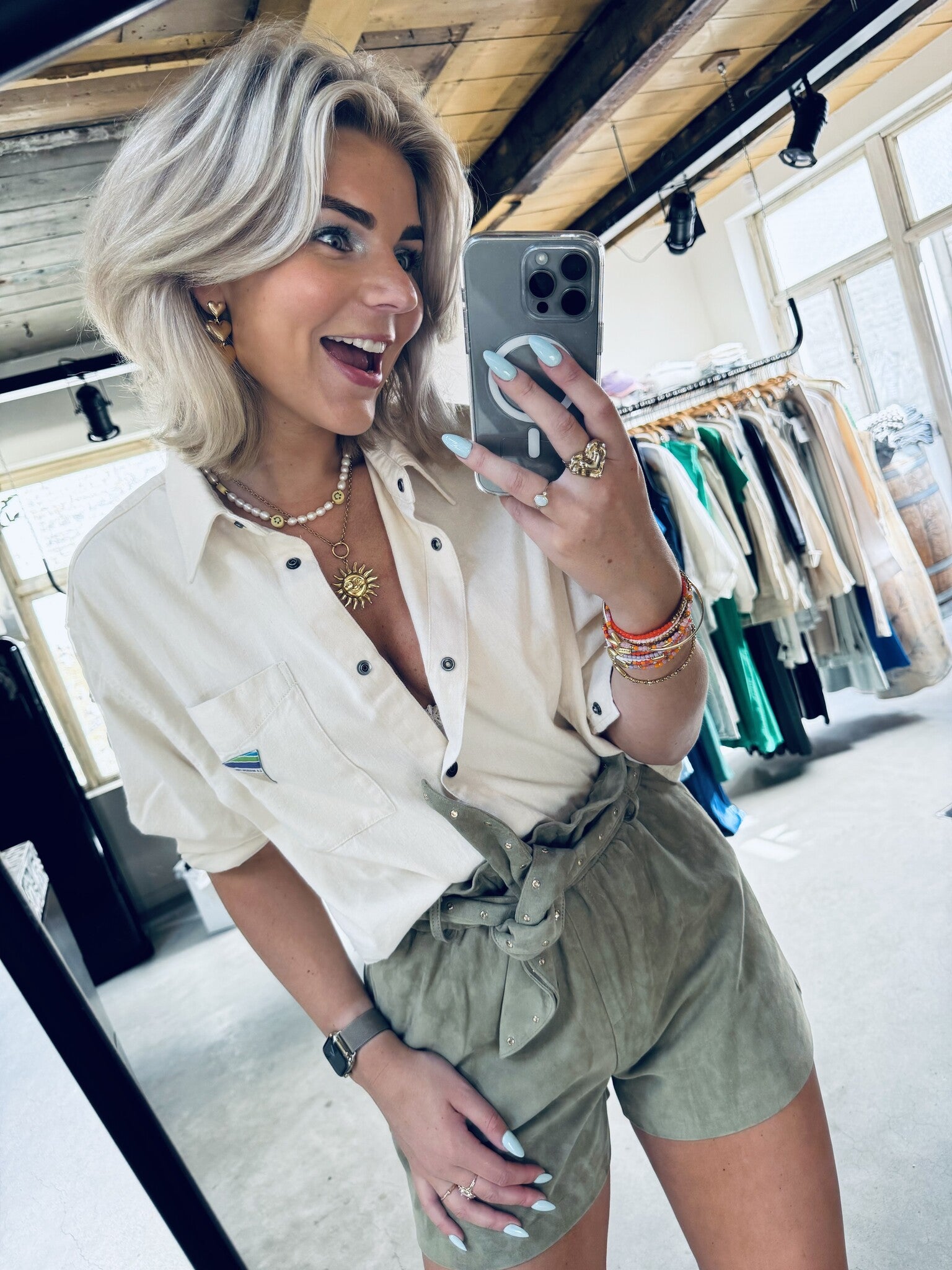 TIR06BH24 Chemise - Ecru