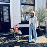 Lucy Wide Leg Jeans – Verwaschenes Hellblau