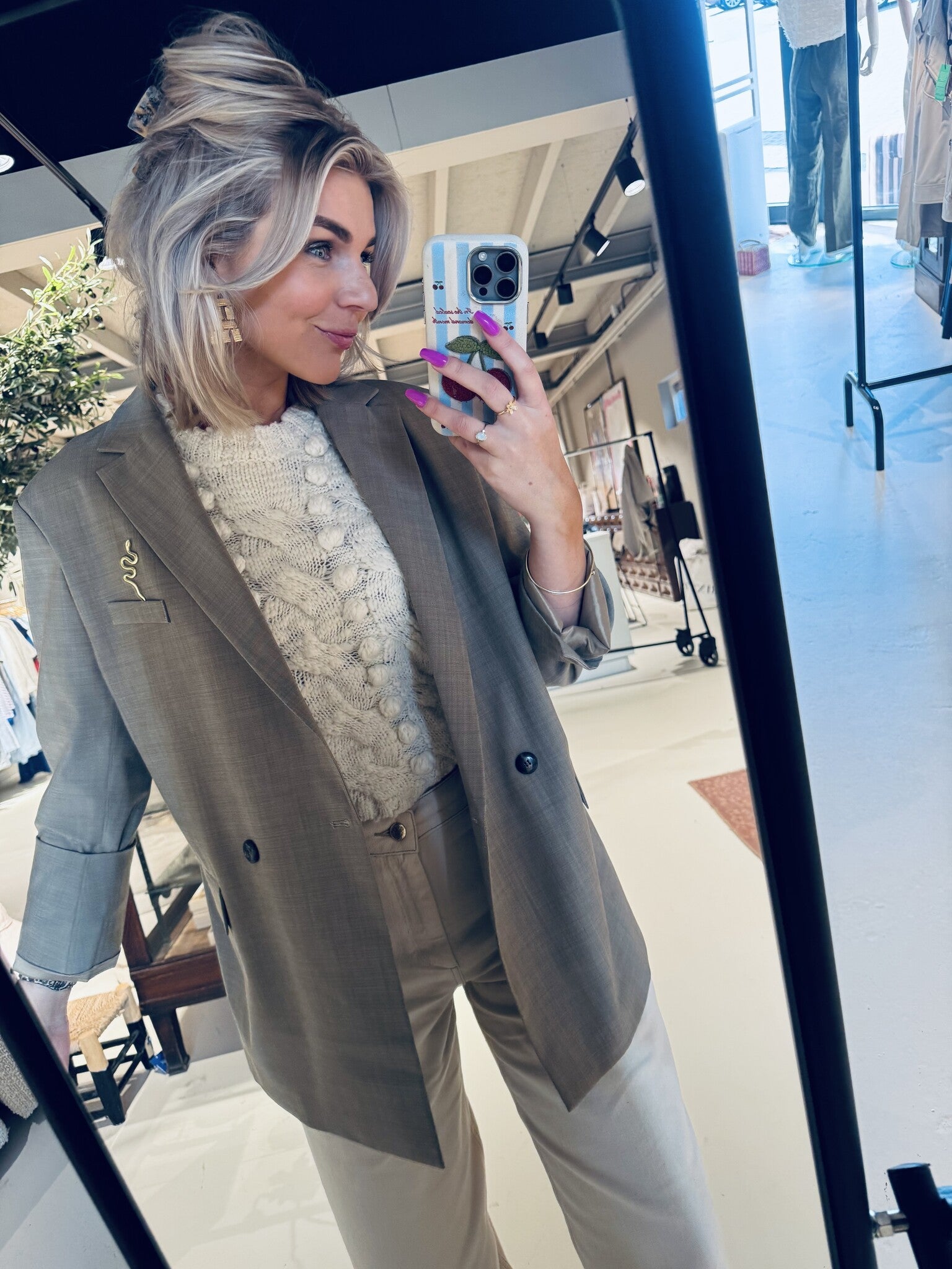 Lolo, knit vest - 1010 Off White