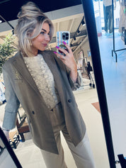 Lolo, knit vest - 1010 Off White