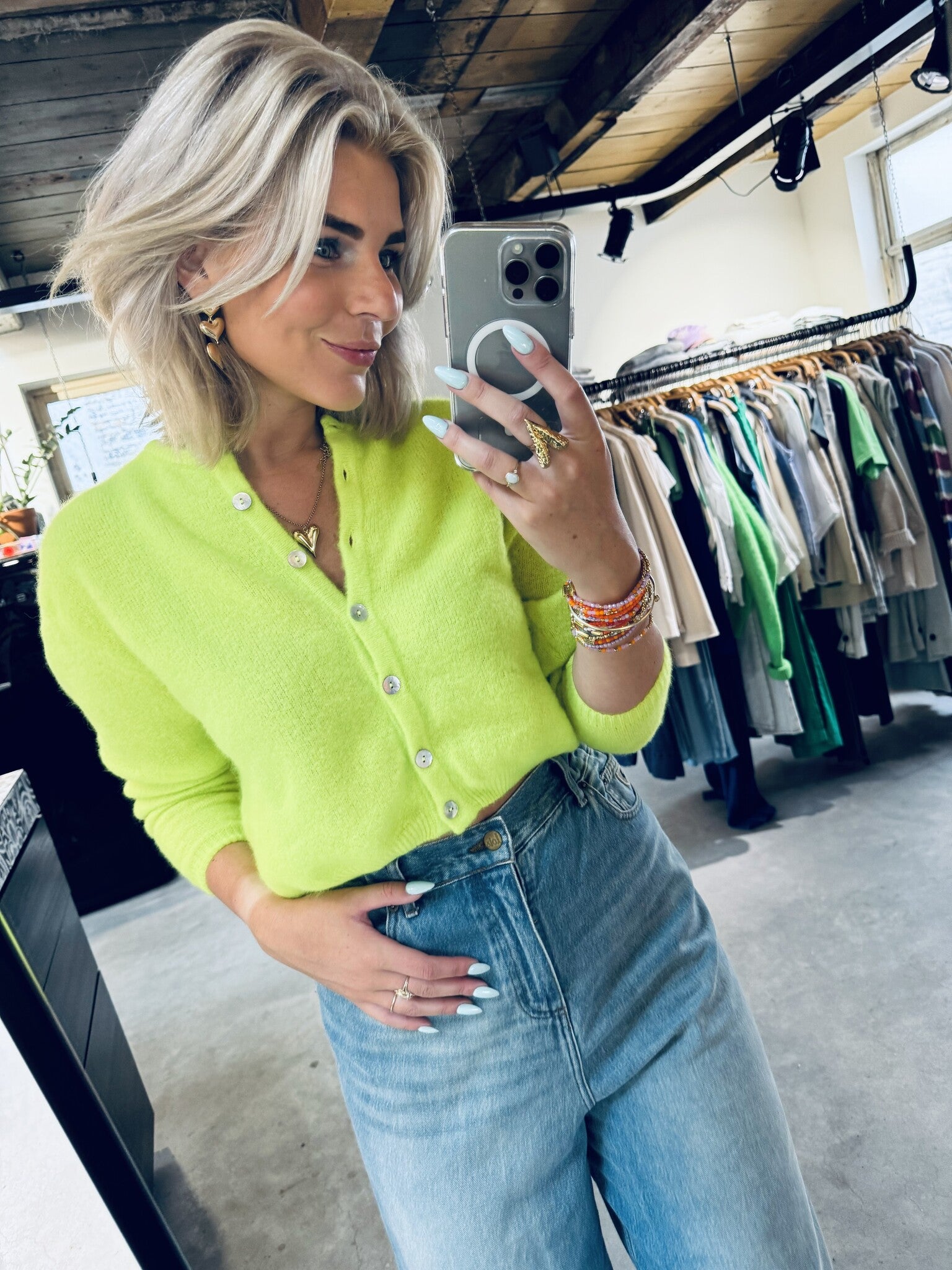 VITO19EH24 Gilet - Jaune Fluo