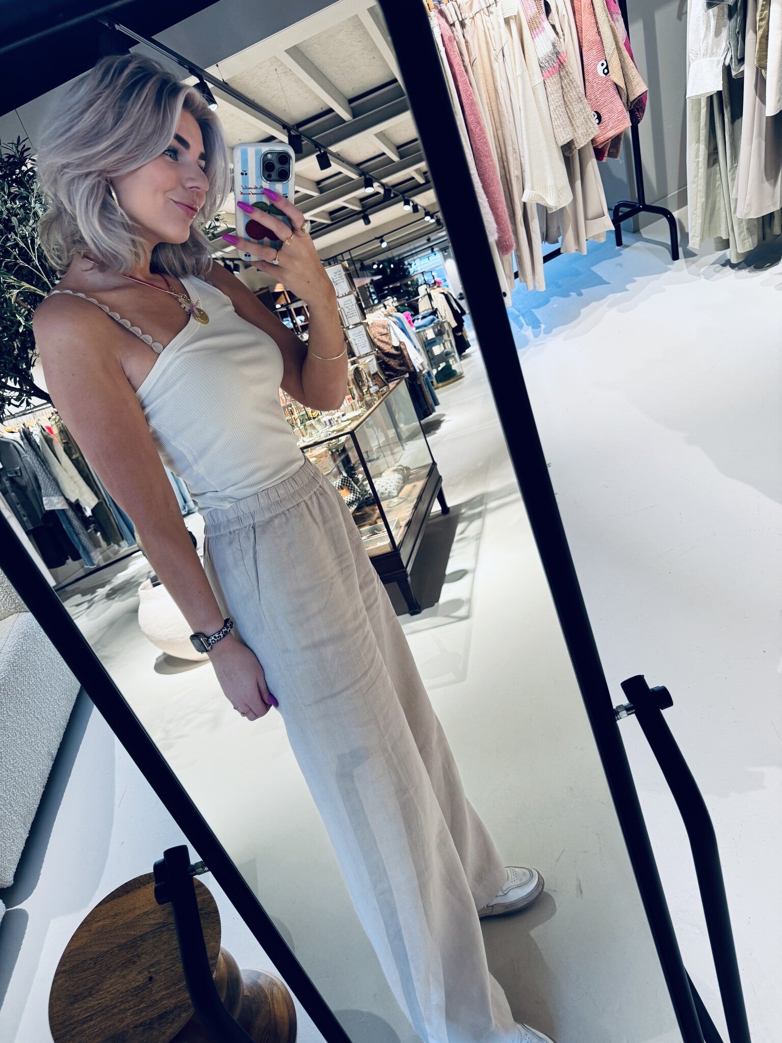 Lyra Pants - Deep linen