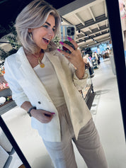 Lennon Blazer - Bone White