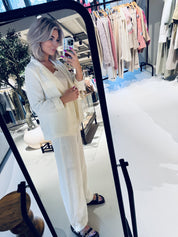 Lennon Blazer - Bone White