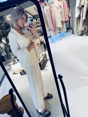 Lyra Pants - Bone White