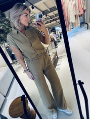 Lyra Pants - Olive gray