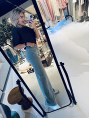 Palmer Wide Leg DNM - Burst Blue