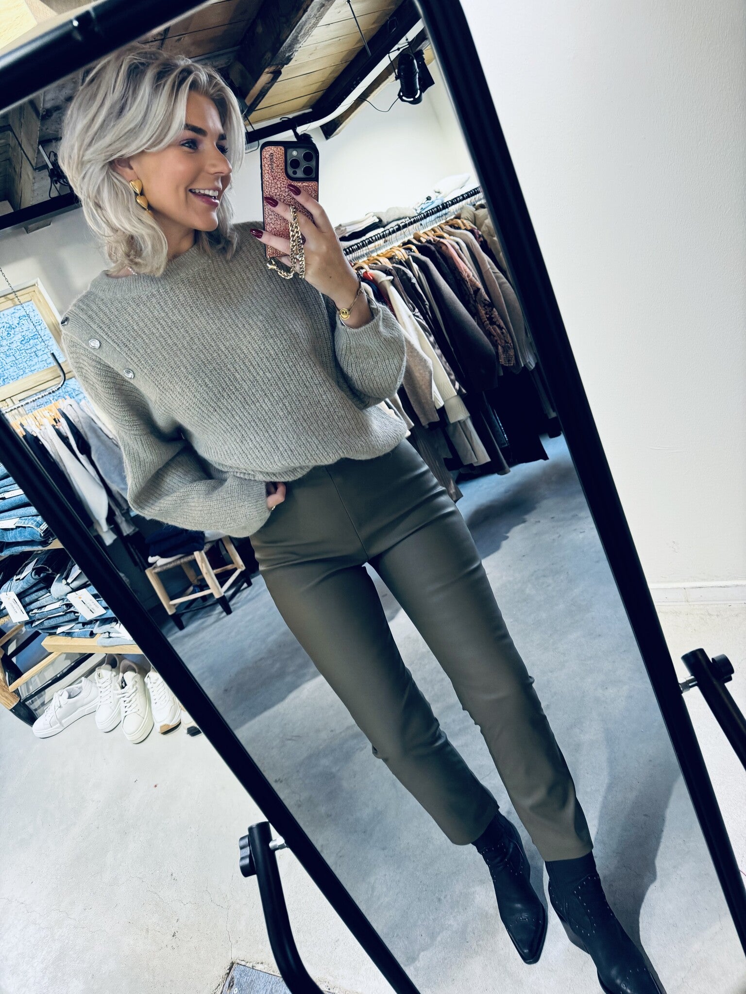 Cleo Pants - Dark Olive