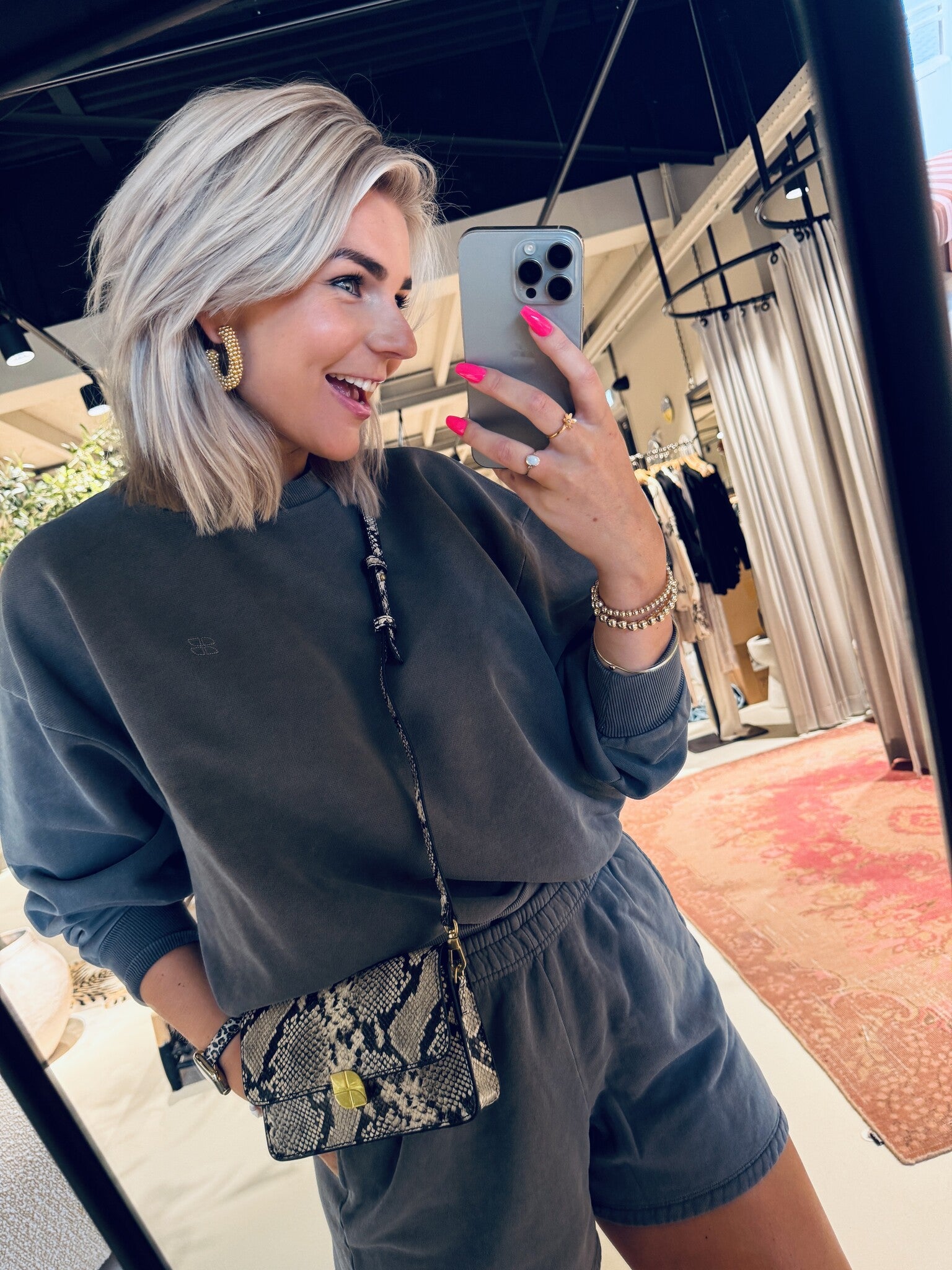 Loua snake bag - Snake print