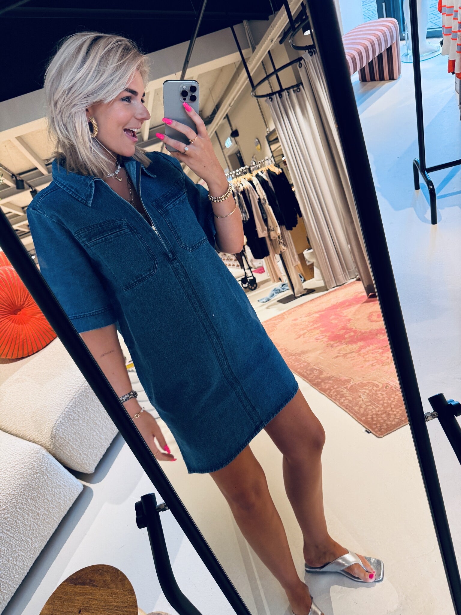 Philipe denim dress - Medium denim