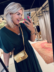 Loua gloss bag - Metallic gold