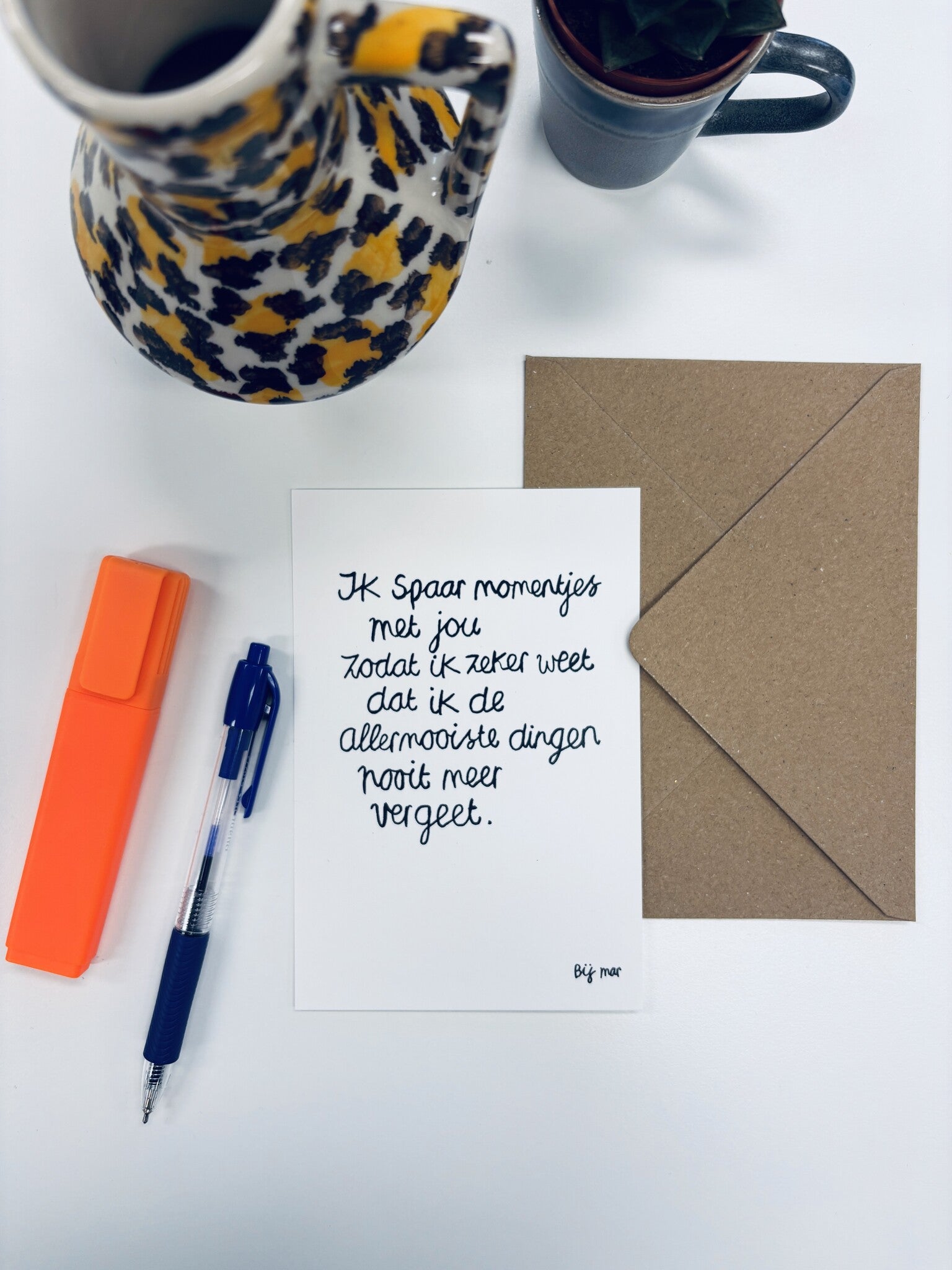 Kaart - Ik spaar momentjes