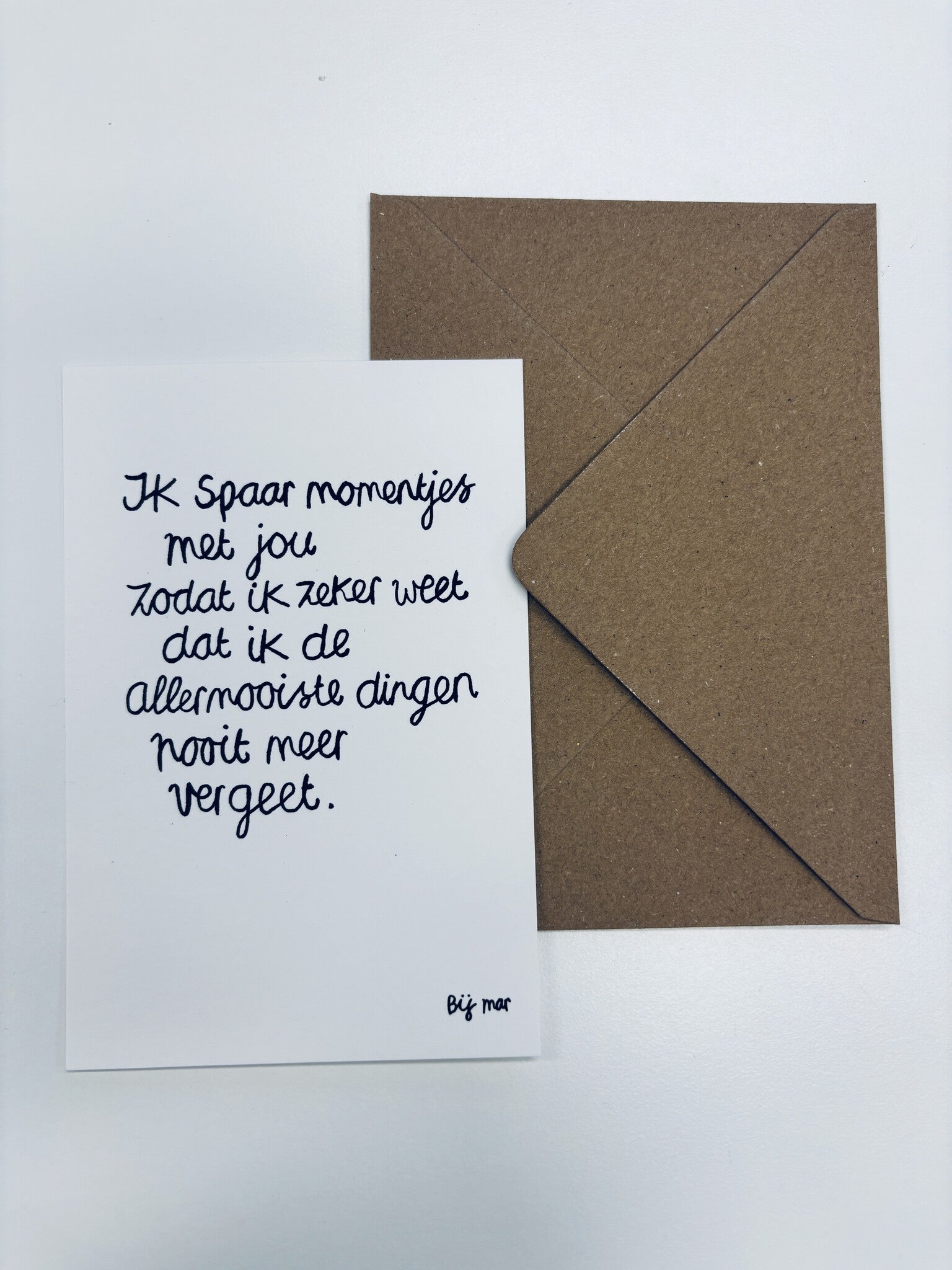 Kaart - Ik spaar momentjes